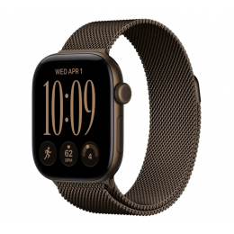 Apple Watch Series 12 42 mm Dark Bronze Aluminum, Milanese Loop (Dark Bronze)